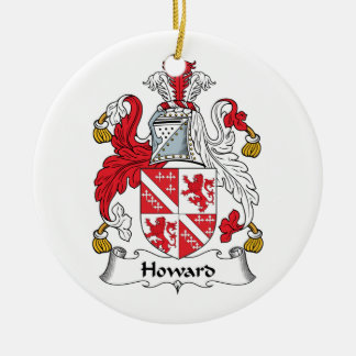 Howard Family Crest Ceramic Ornament