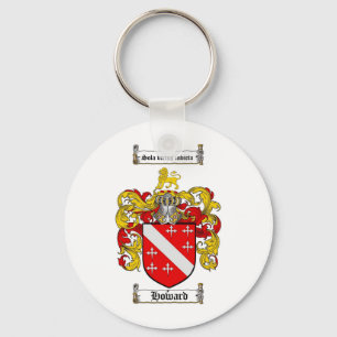 HOWARD FAMILY CREST -  HOWARD COAT OF ARMS KEYCHAIN