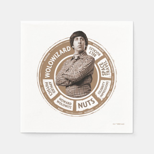 Howard Info Graphic Napkins (Front)