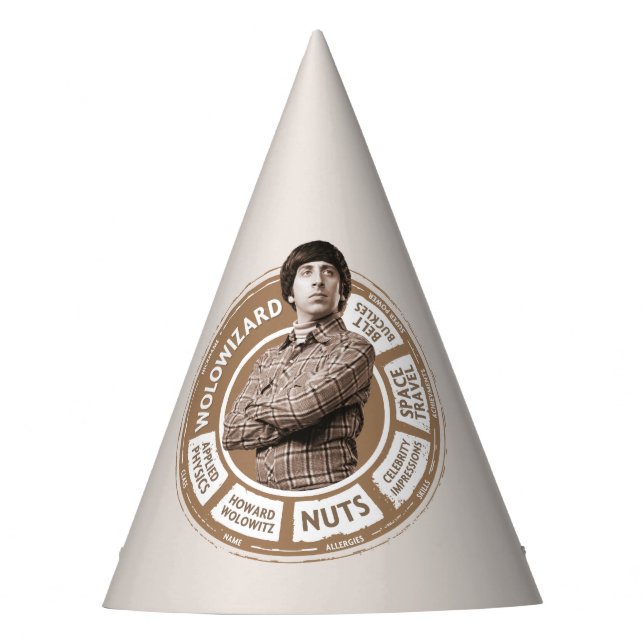 Howard Info Graphic Party Hat (Front)