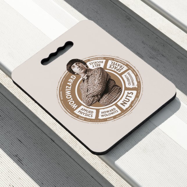 Howard Info Graphic Seat Cushion (In Situ)