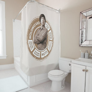 Howard Info Graphic Shower Curtain