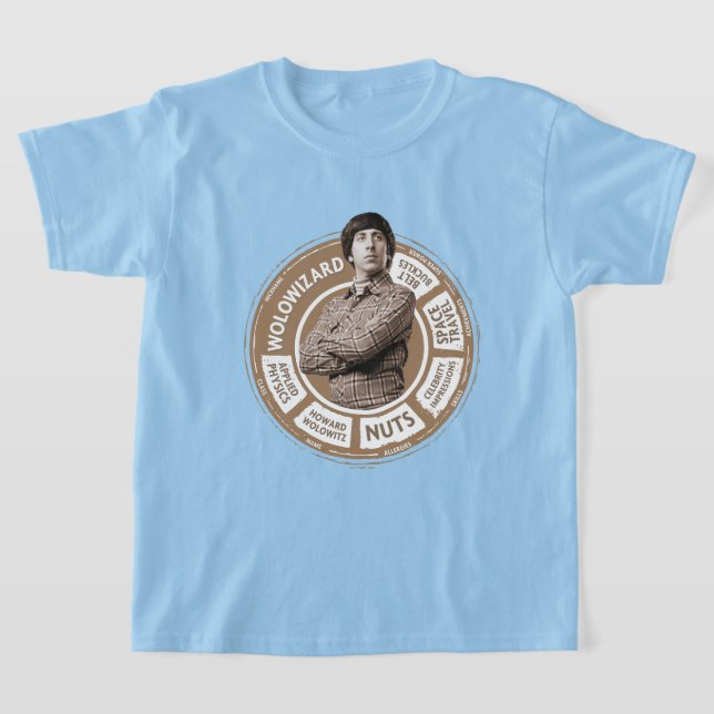 Howard Info Graphic T-Shirt (Laydown)