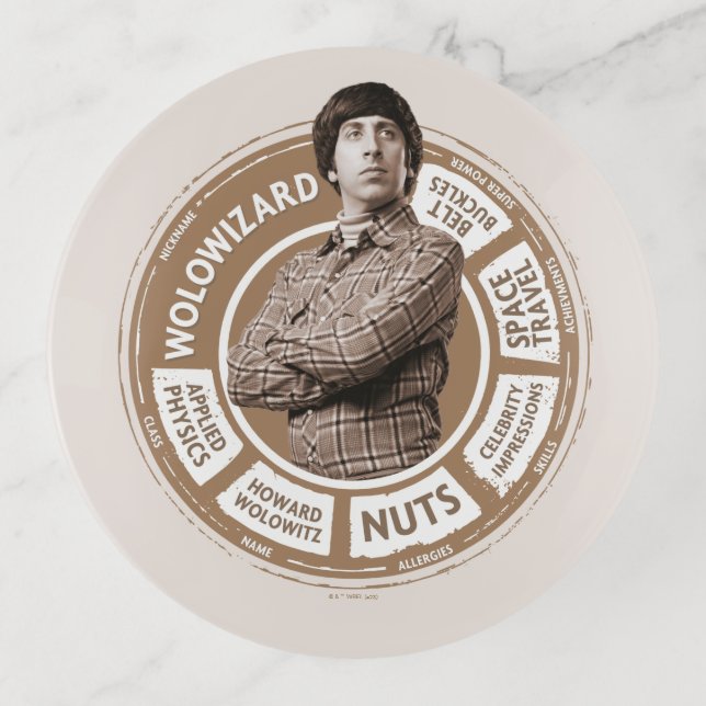 Howard Info Graphic Trinket Tray (Front)