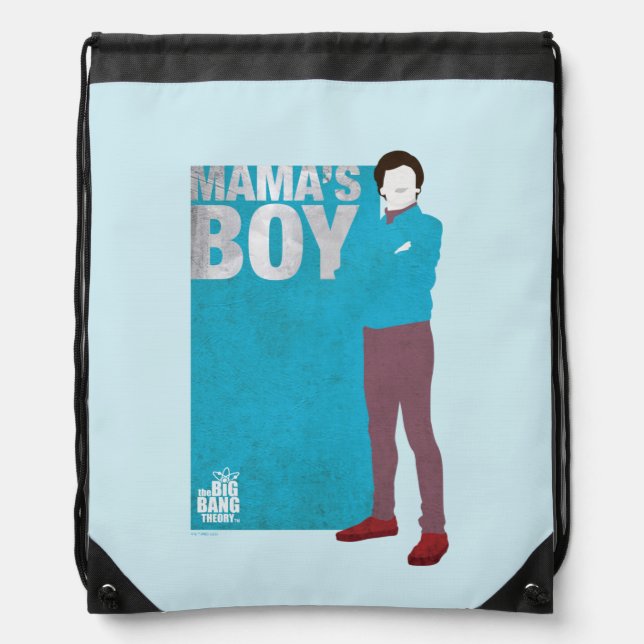 Howard | Mama's Boy Drawstring Bag (Front)