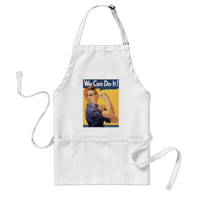 Howard Miller We Can Do It Rosie the Riveter Adult Apron (Front)