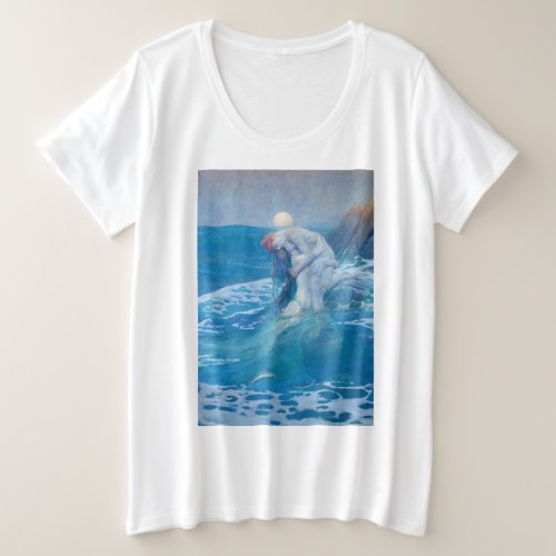 Howard Pyle _ The Mermaid Plus Size T_Shirt