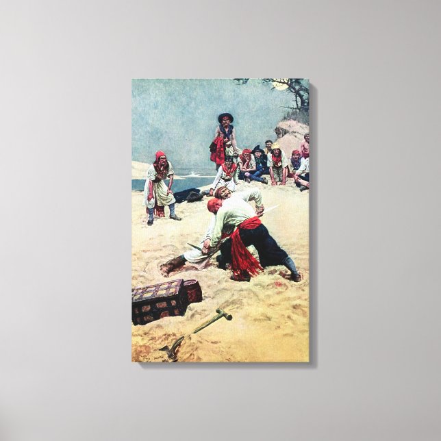 Howard Pyle Who Shall be Captain Canvas Print (Front)