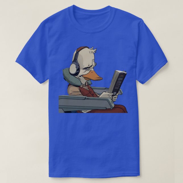 Howard the duck airplane transparent T-Shirt (Design Front)