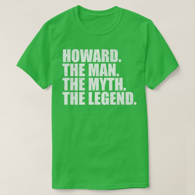 HowardHoward Family name Howard last Name Howard S T-Shirt (Design Front)