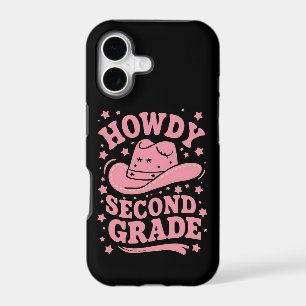 Howdy 2nd Grade Cowboy Cowgirl Back To School iPhone 17 Case