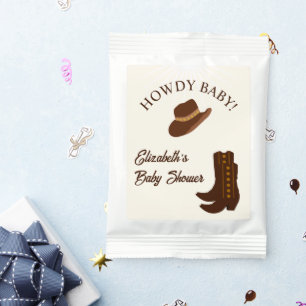 Howdy Baby! Cowboy Western Baby Shower Lemonade Drink Mix