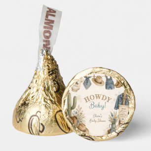Howdy baby western desert baby shower hershey®'s kisses®