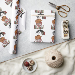 Howdy Christmas Wrapping Paper