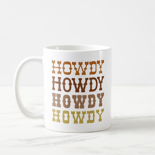 Howdy Coffee Mug (Left)