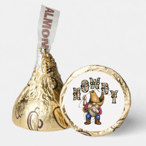 Howdy cowboy cute gnome with lasso hersheys kisses