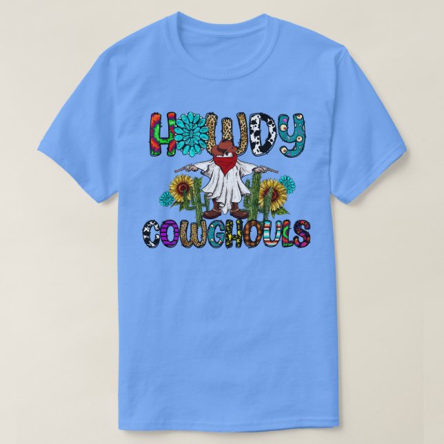 Howdy Cowghouls T-Shirt (Design Front)