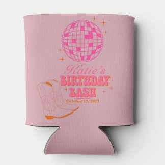 Howdy cowgirl birthday can cooler