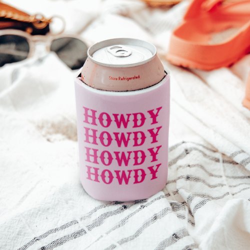 Howdy Cowgirl Disco Last Rodeo Bachelorette Can Cooler