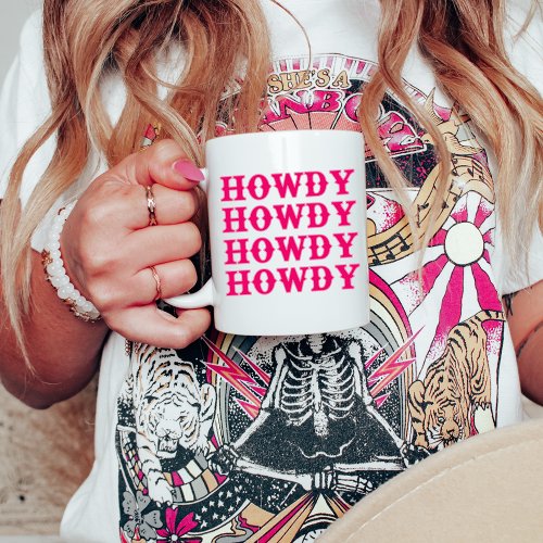 Howdy Cowgirl Last Rodeo Coffee Mug