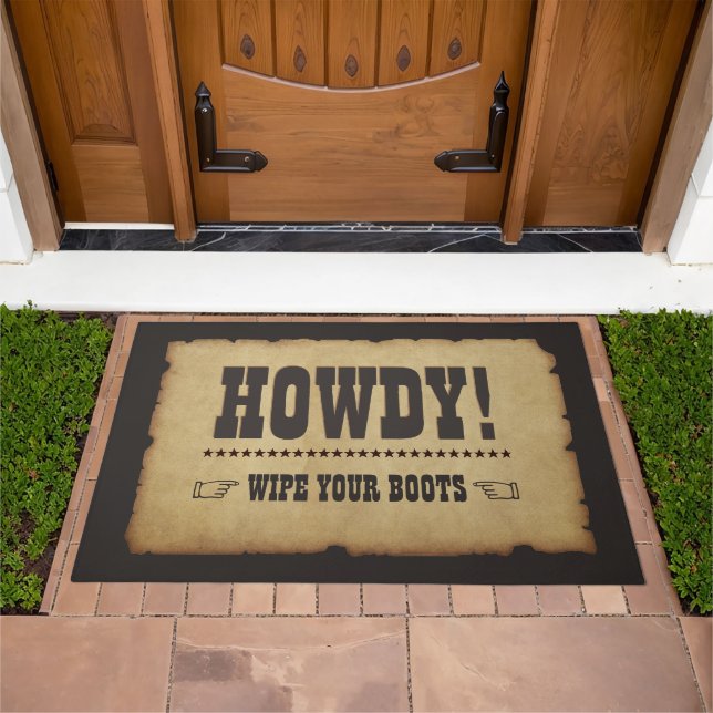Howdy! Door Mat (Outdoor)