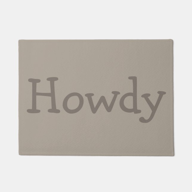  Howdy Doormat Gift (Front)