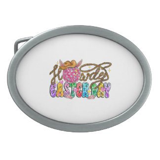 Howdy Easter Day Belt Buckle