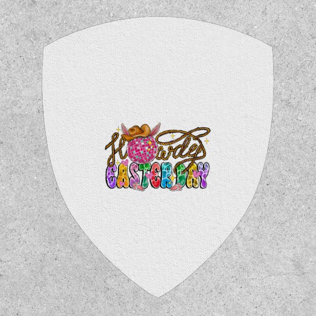 Howdy Easter Day Patch (Front)