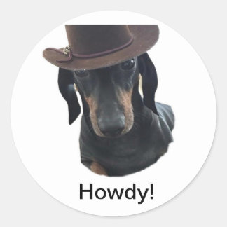 Howdy! Envelope Stickers