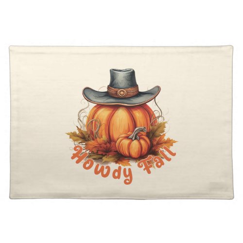 Howdy Fall Cloth Placemat