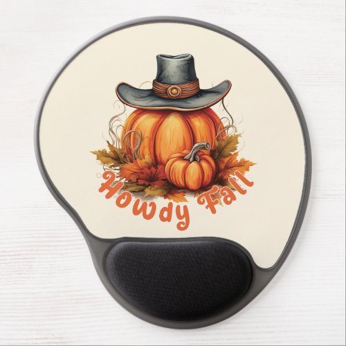 Howdy Fall Gel Mouse Pad