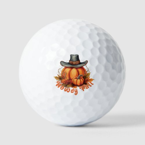 Howdy Fall Golf Balls