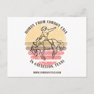 Howdy from Cowboy Casa Postcard