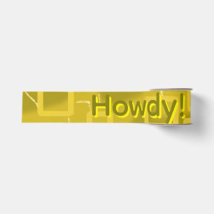 Howdy Geometric Grosgrain Ribbon
