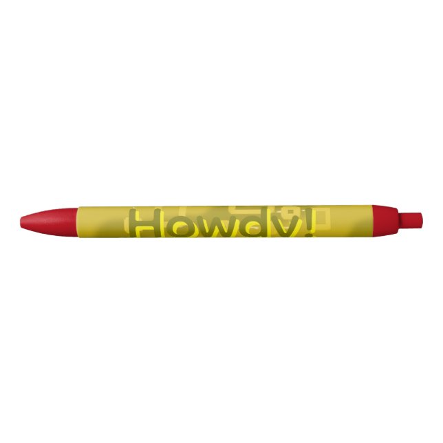 Howdy Geometric  Pen (Front)