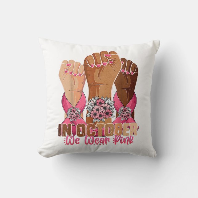 Howdy Ghouls Skeleton Cowboy Western Halloween Throw Pillow (Front)