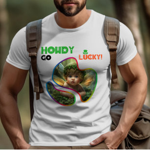 Howdy Go Lucky! - Shimmering Shamrock Ball T-Shirt