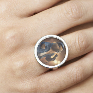 "Howdy Harmonics: The Denim-Clad Capybara Crooner" Ring