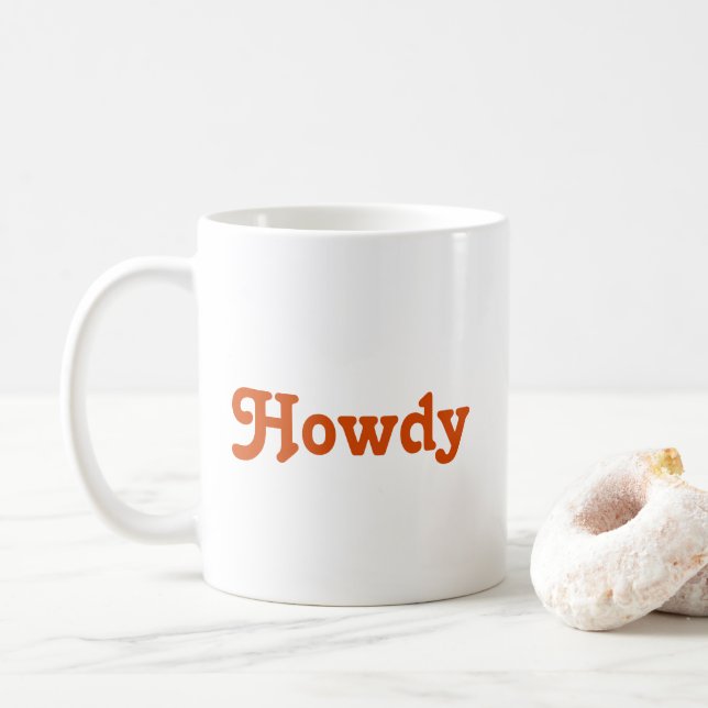 Howdy Mug (With Donut)