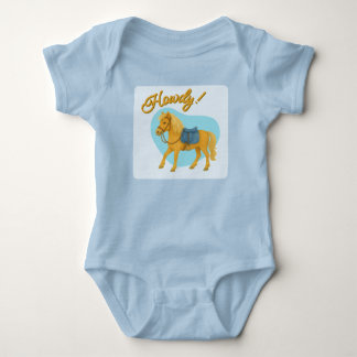 Howdy! Pony Jersey Bodysuit/T-Shirt | Clothing Baby Bodysuit