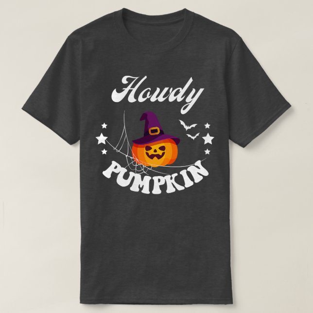 Howdy Pumpkin 3 T-Shirt (Design Front)
