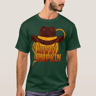 Howdy Pumpkin Cowboy Bohemian Western Halloween T-Shirt