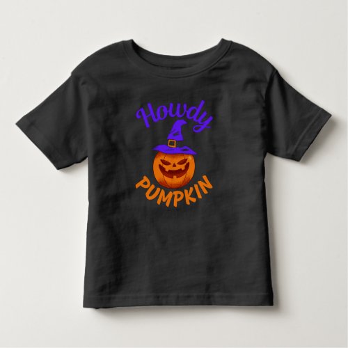 Howdy Pumpkin Halloween T_Shirt