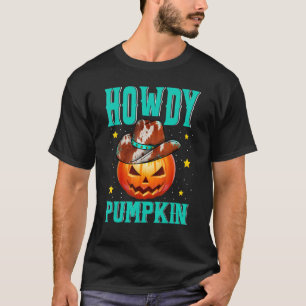 Howdy Pumpkin Rodeo Western Country Fall Southern T-Shirt