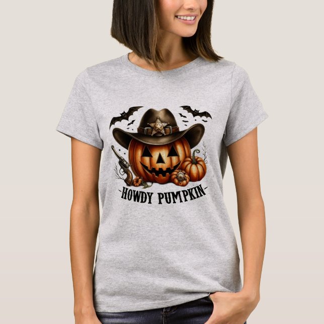 Howdy Pumpkin T-Shirt (Front)