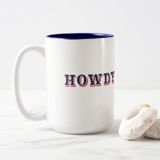 Howdy Two-Tone Coffee Mug