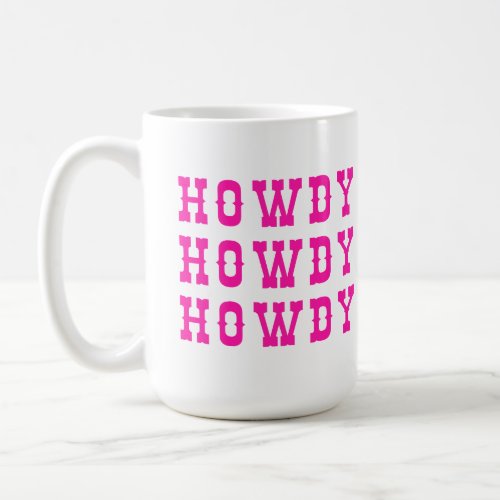 Howdy Western Mug