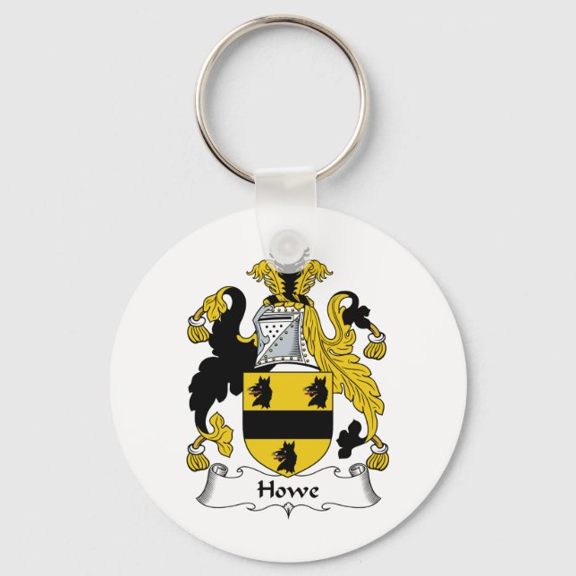 Howe Family Crest Keychain (Front)