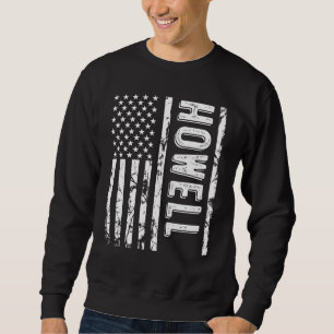 Howell Last Name Funny Surname Team Howell Family Sweatshirt
