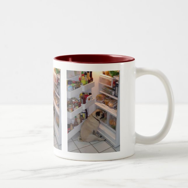 Howie Pee Pugpants Two-Tone Coffee Mug (Right)